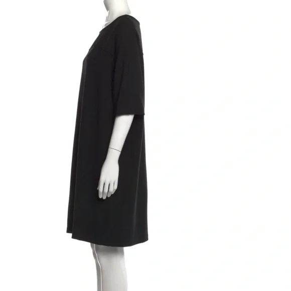 HATCH Maternity Shift Mini Short Dress Black Boat Neckline size 0 - Picture 2 of 11